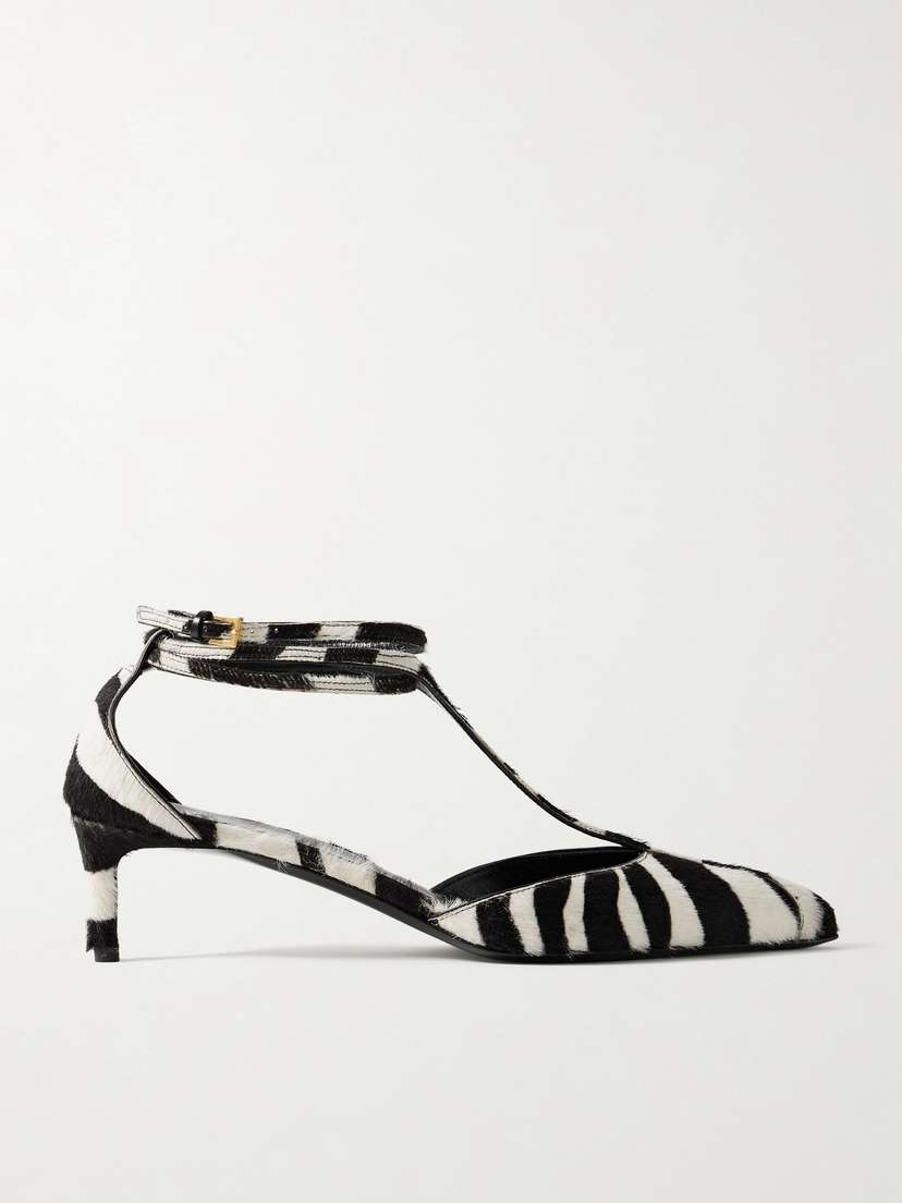Khaite Mia Zebra-print Calf Hair Pumps