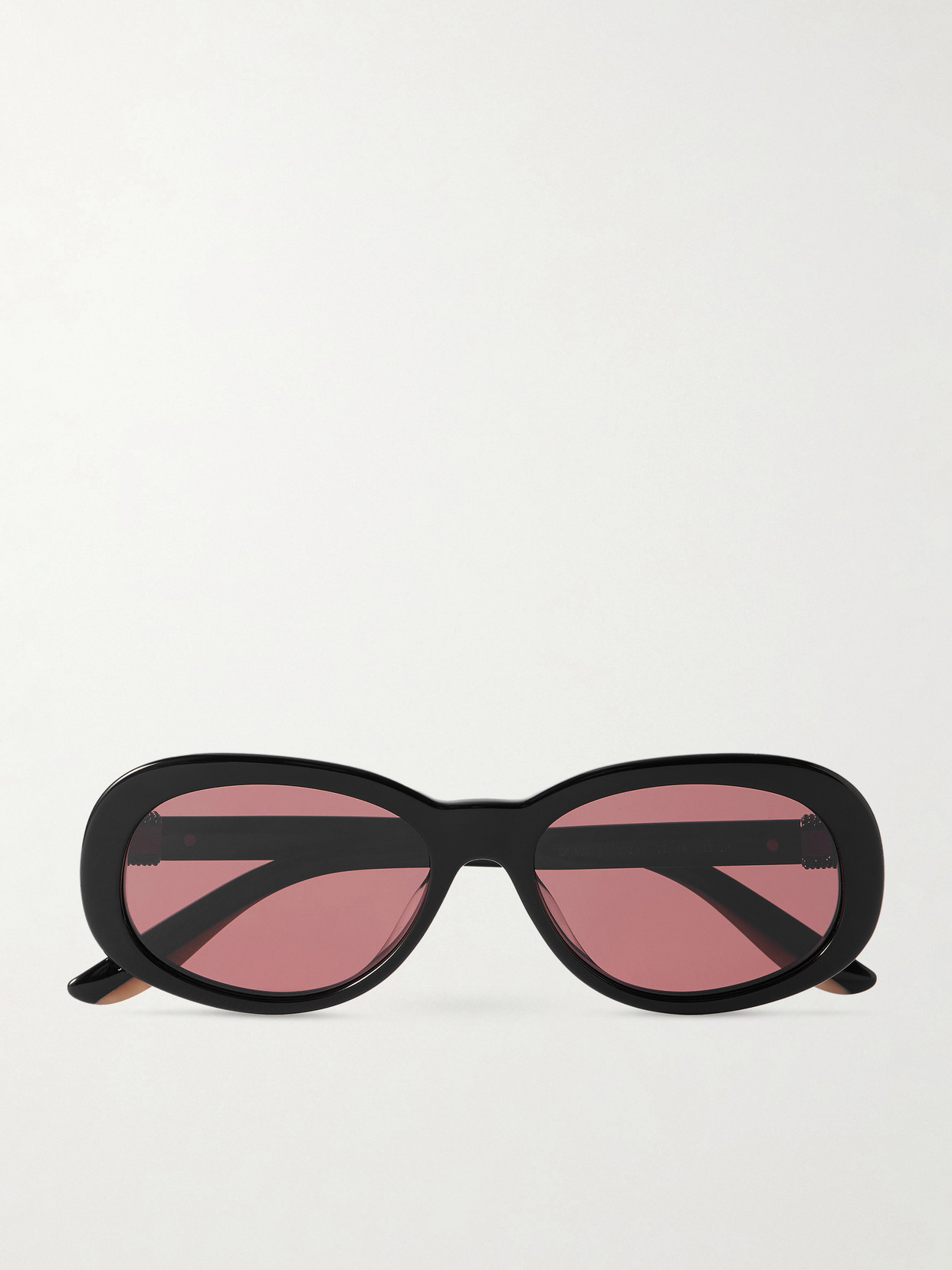 Brunello Cucinelli Claire Round-frame Embellished Acetate Sunglasses In Neutral