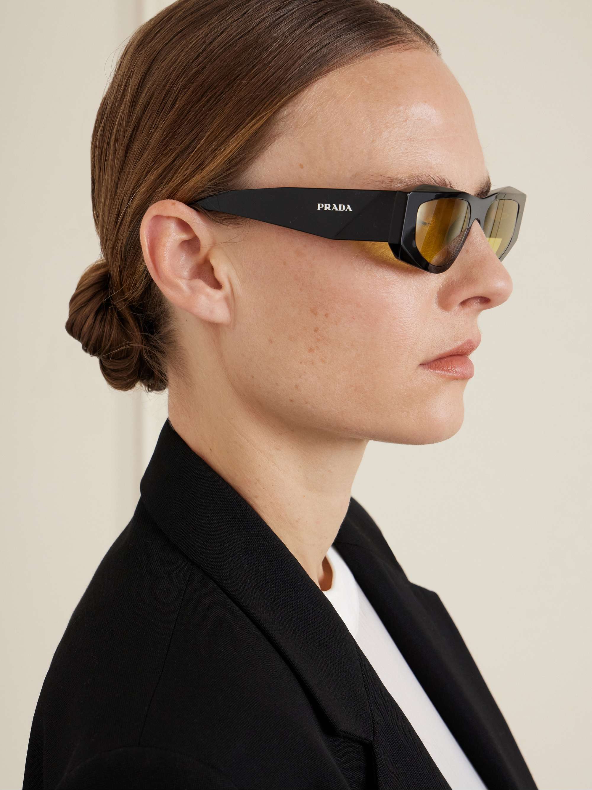 PRADA EYEWEAR Symbole D-frame acetate sunglasses | NET-A-PORTER
