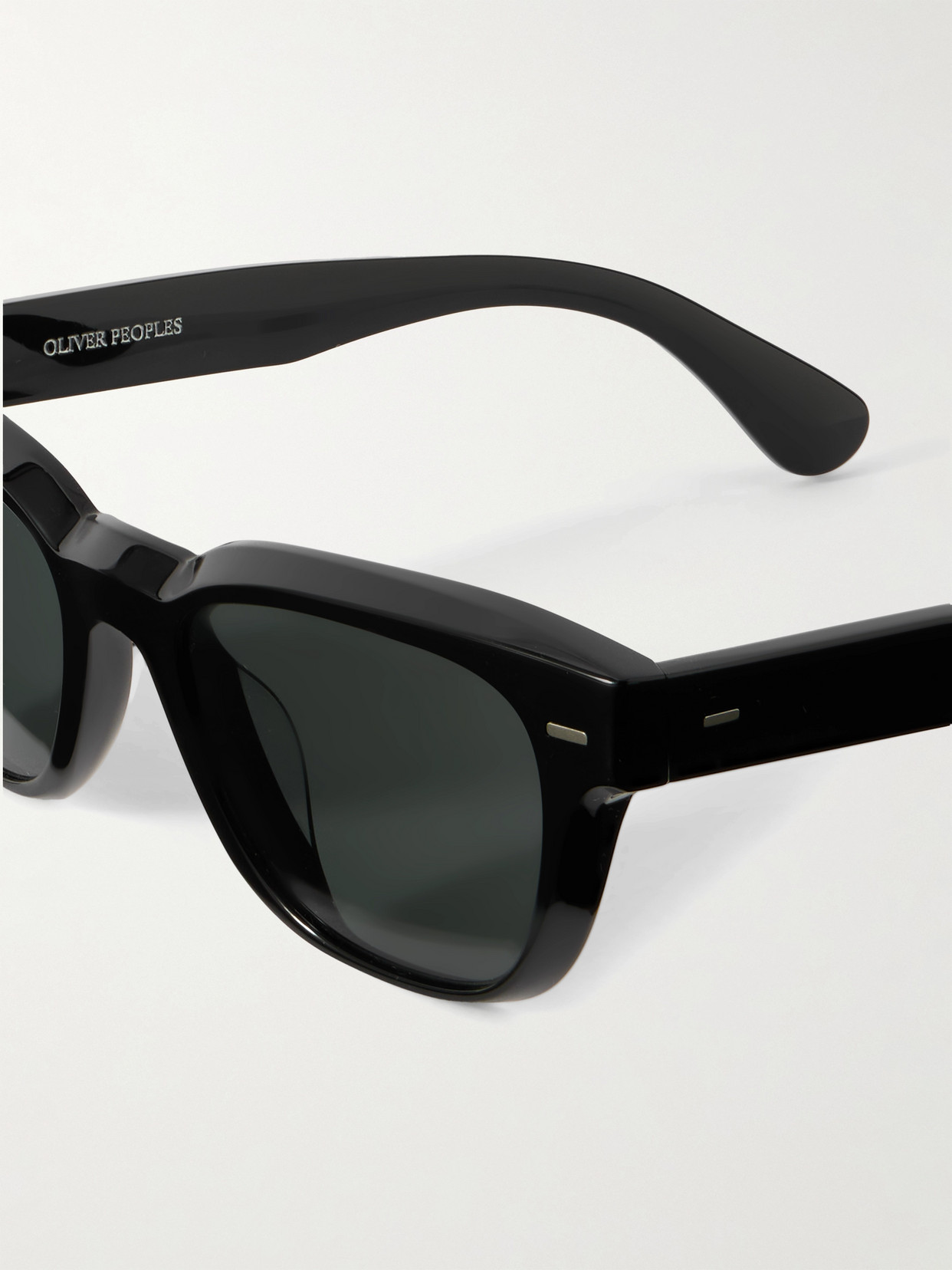 Oliver Peoples Rueny D-frame Acetate Sunglasses In Black