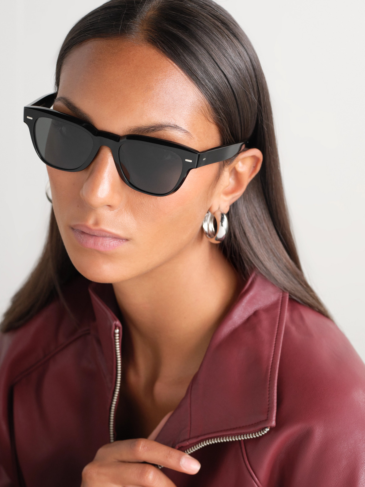 Oliver Peoples Rueny D-frame Acetate Sunglasses In Black