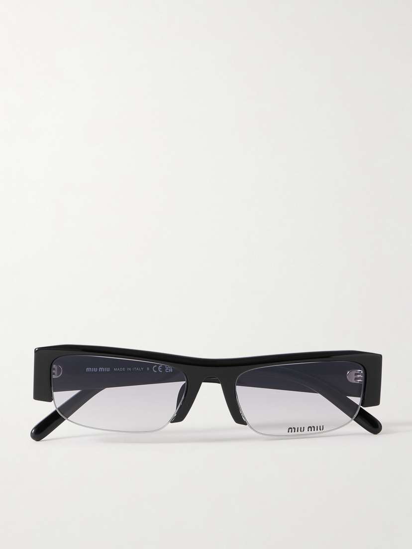Miu Miu Eyewear Vedette Square-frame Acetate Sunglasses Glasses | Thumbnail 6