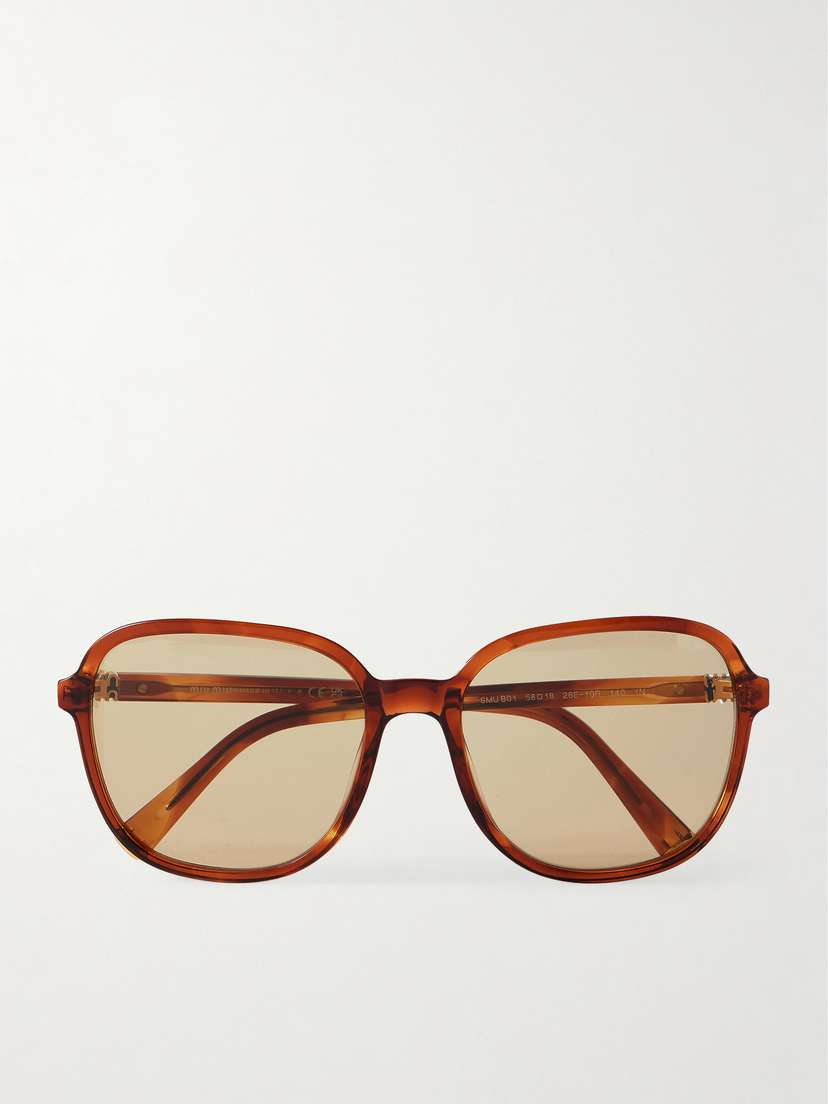 Miu Miu Eyewear Round-frame Acetate Sunglasses