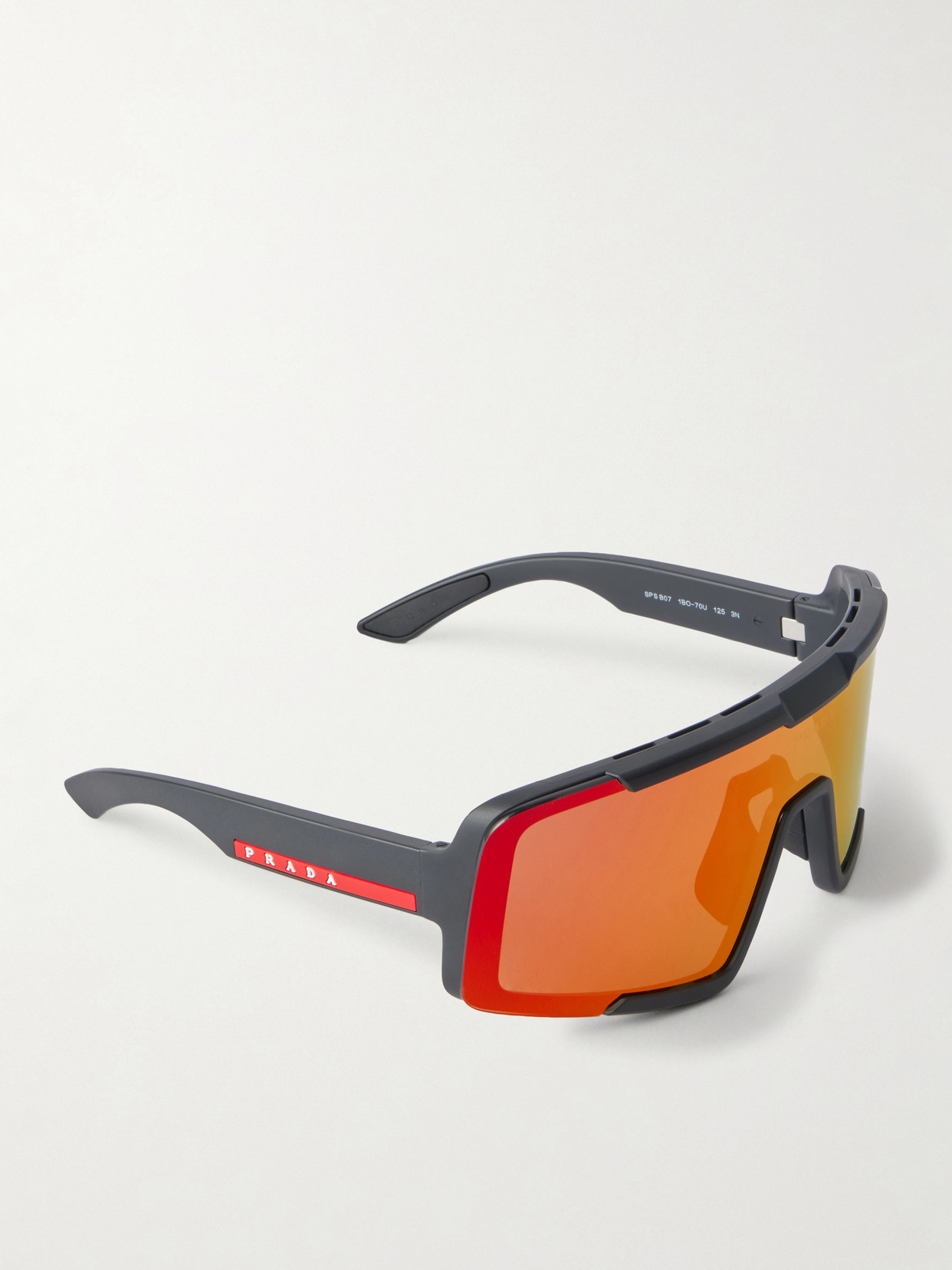 Prada Square-frame Acetate Ski Sunglasses In Multi