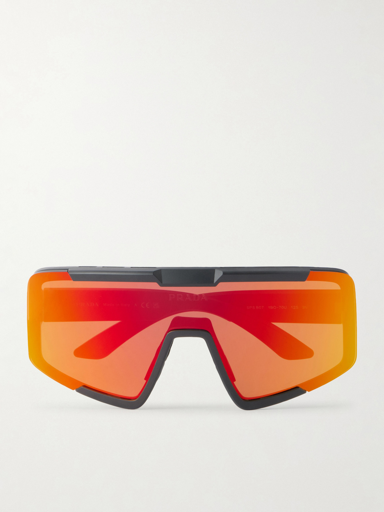 Prada Square-frame Acetate Ski Sunglasses In Multi