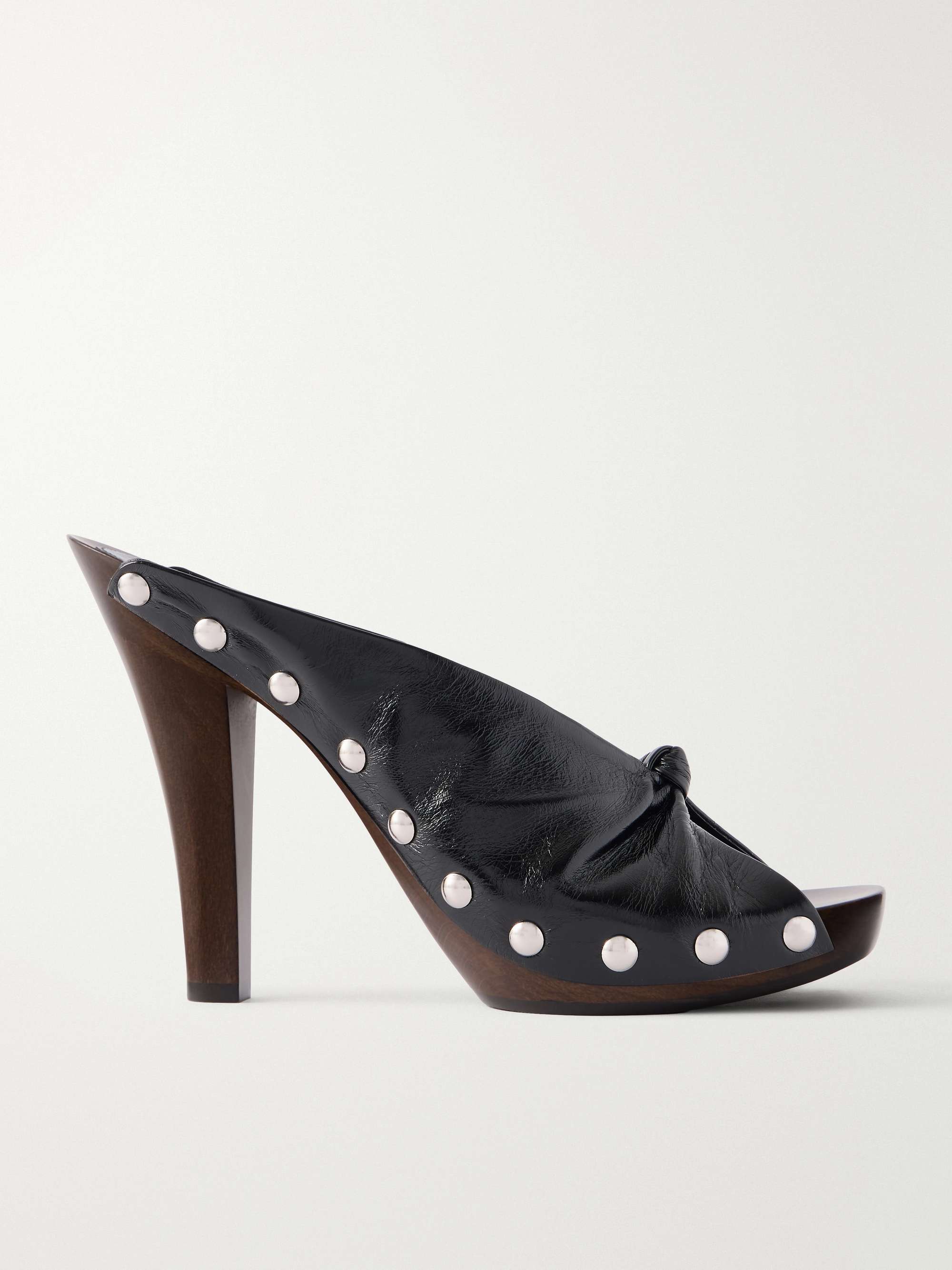Phoebe Philo Studded leather clogs
