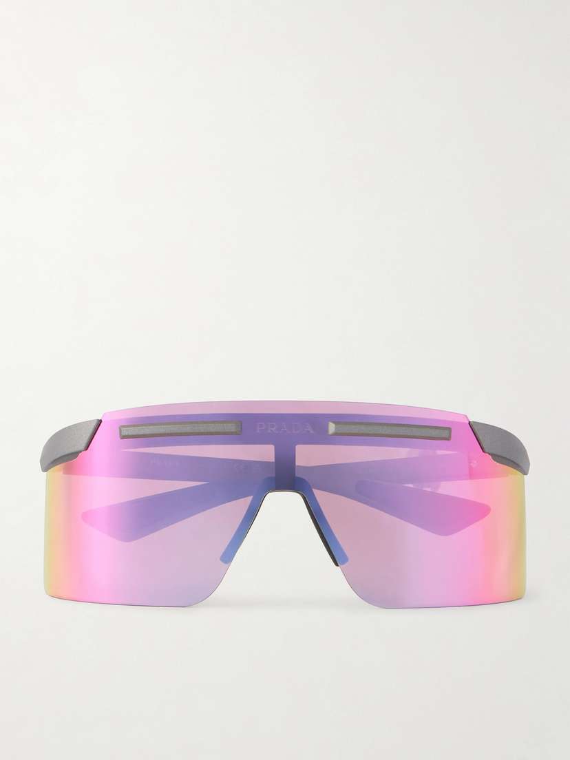 PRADA EYEWEAR Linea Rossa Square-frame Acetate Sunglasses