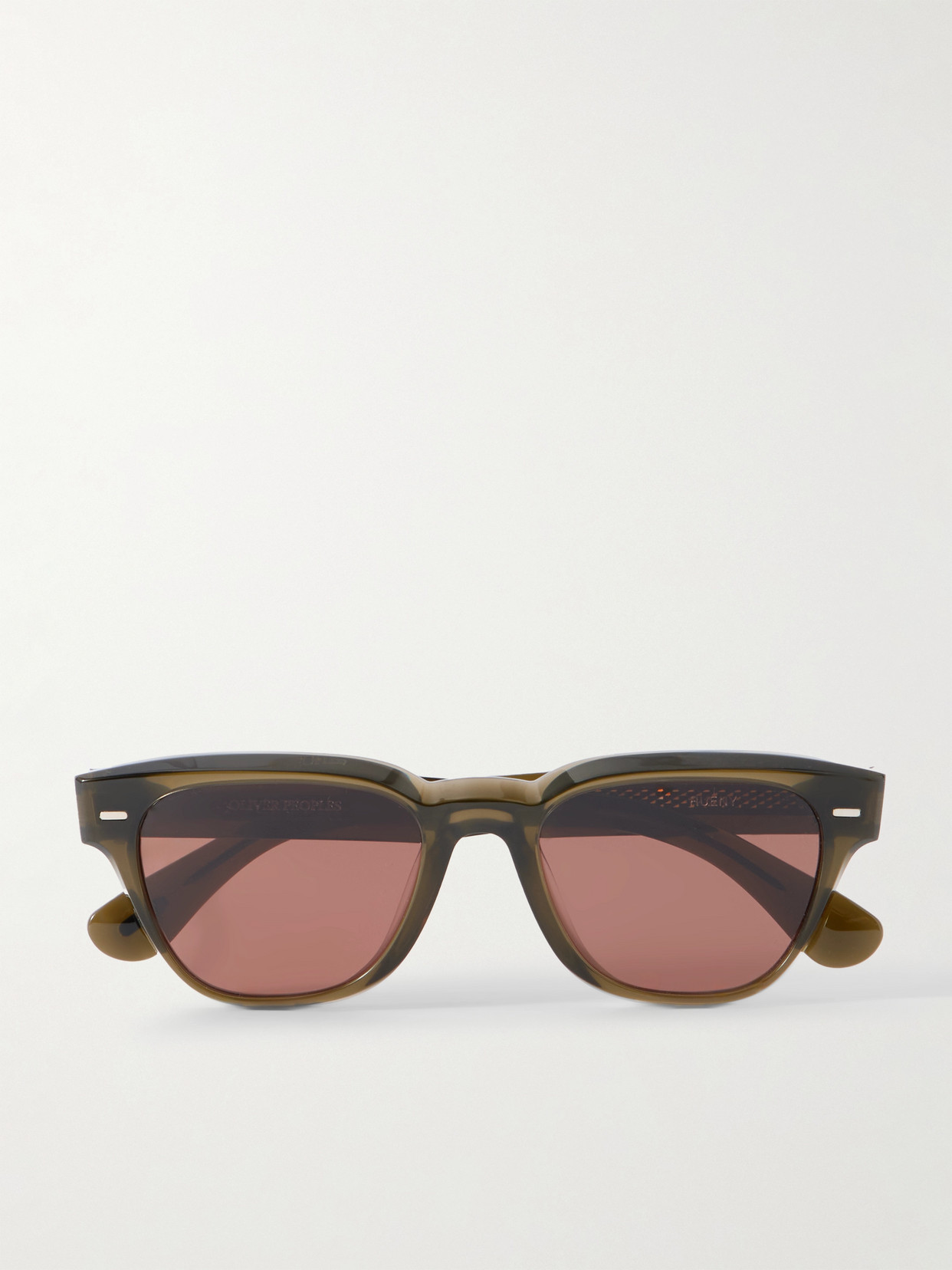 Oliver Peoples Rueny D-frame Acetate Sunglasses In Brown