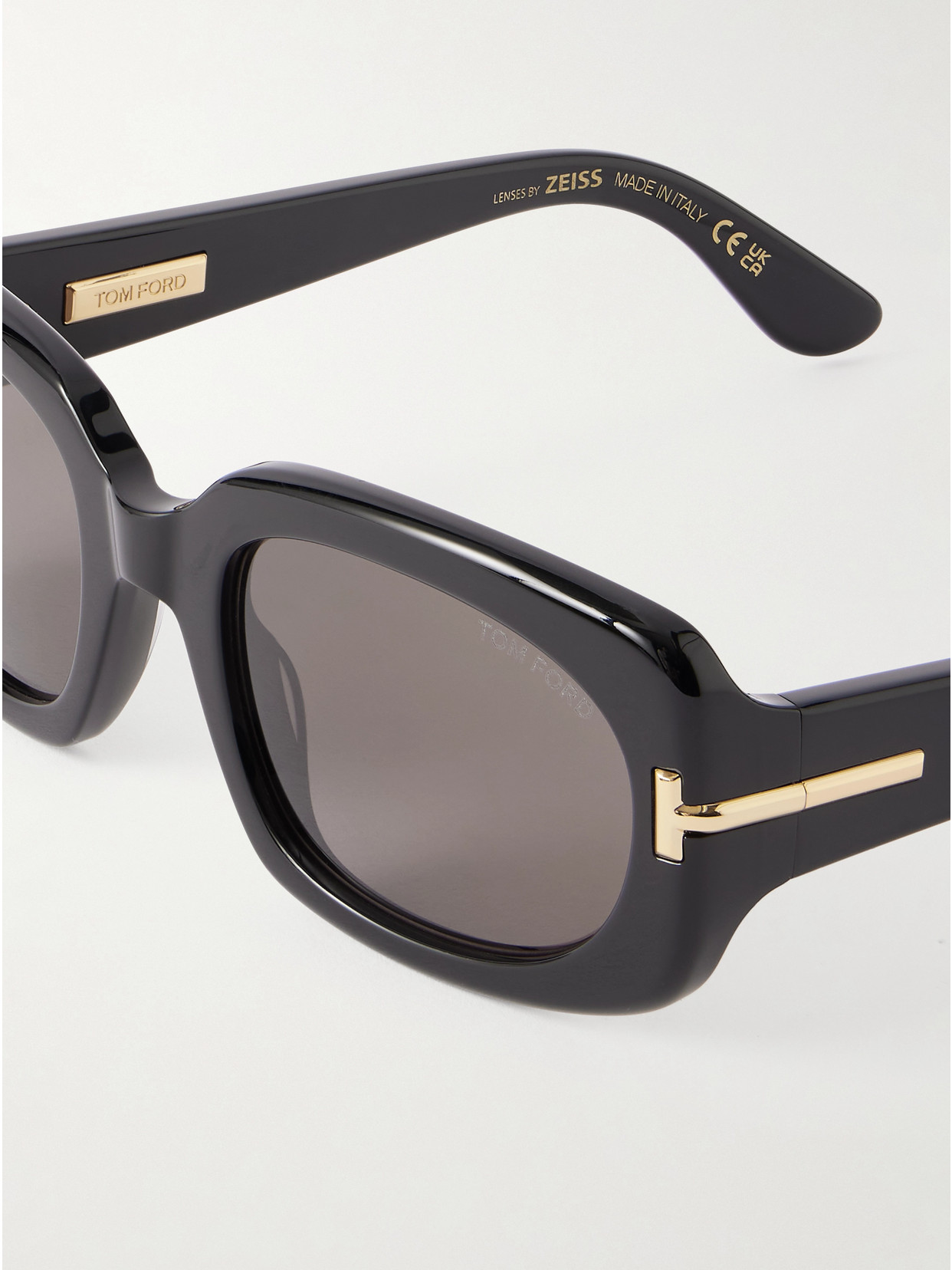 Tom Ford Square-frame Acetate Sunglasses In Black