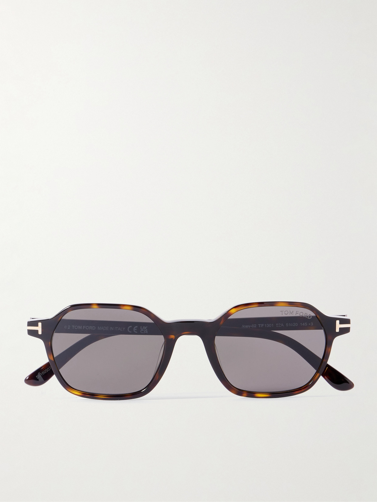 Tom Ford Joey Square-frame Tortoiseshell Acetate Sunglasses In Neutral