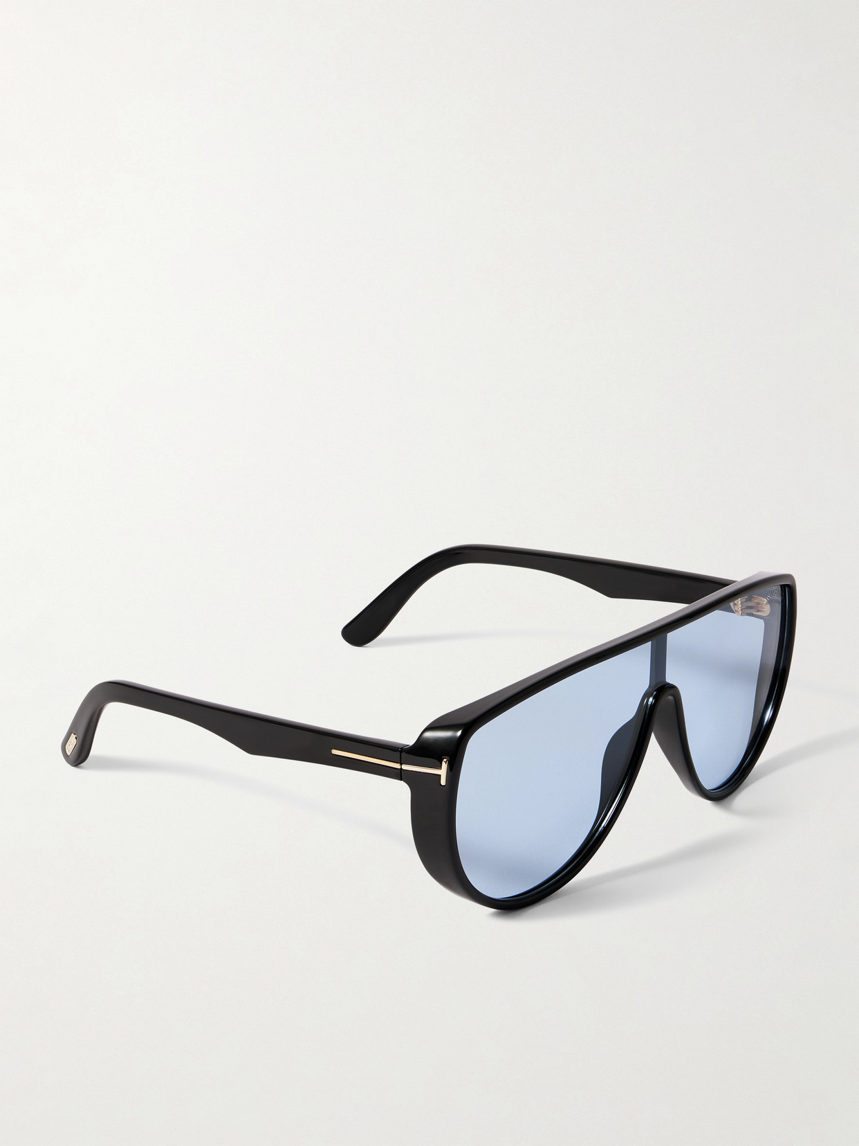 Tom Ford Achilles Aviator-style Acetate Sunglasses In Black