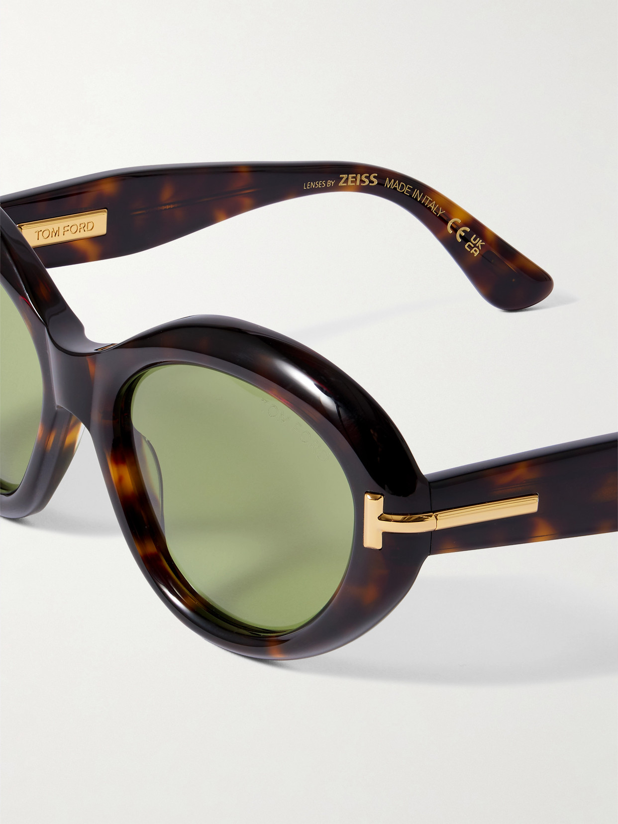 Tom Ford Icon Cat-eye Tortoiseshell Acetate Sunglasses In Brown