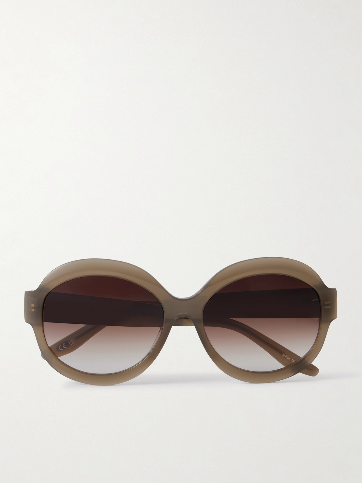 Barton Perreira Orleandra Round-frame Acetate Sunglasses In Brown