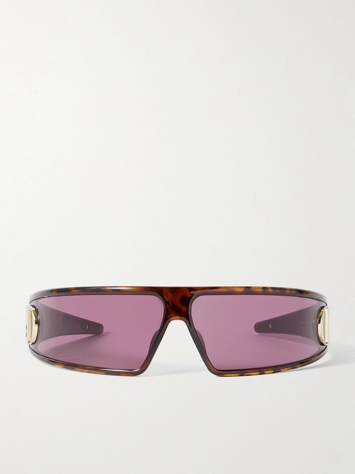 Dior Very M1u Wrap-around Tortoiseshell Acetate Sunglasses In Brown