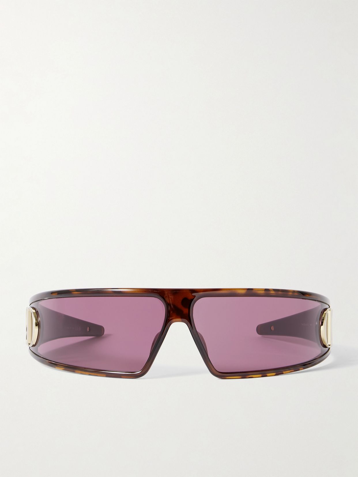 VeryDior M1U wrap-around tortoiseshell acetate sunglasses