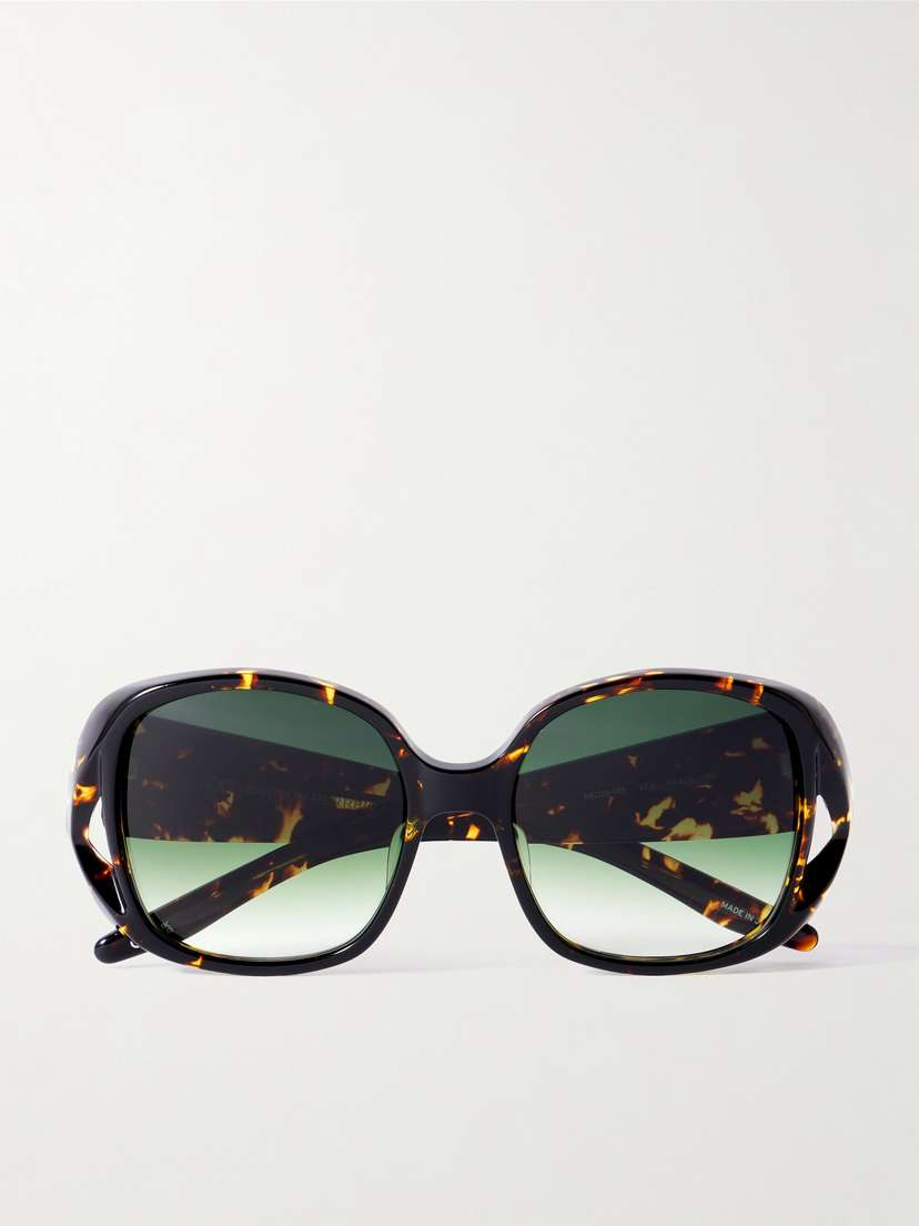BARTON PERREIRA + 007 Round-frame Tortoiseshell Acetate Sunglasses