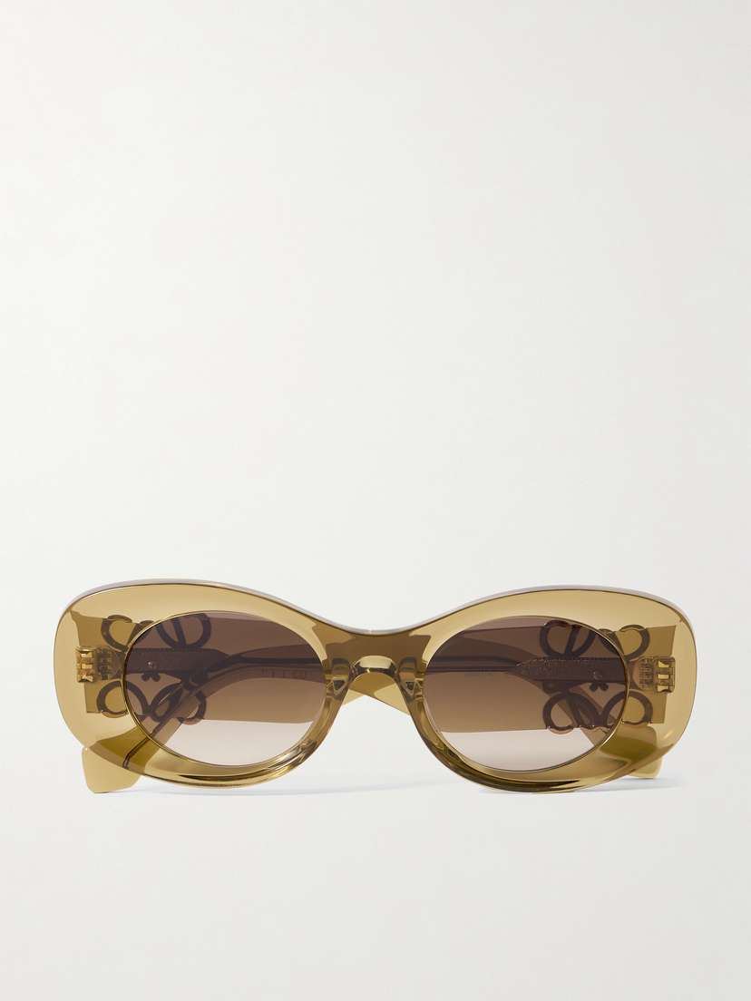 Loewe Anagram Oversized Cat-eye Acetate Sunglasses