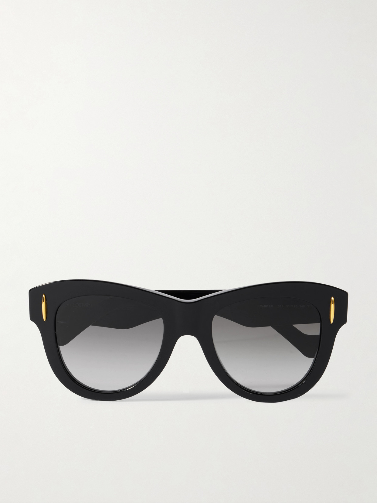 Loewe Anagram D-frame Acetate Sunglasses In Black