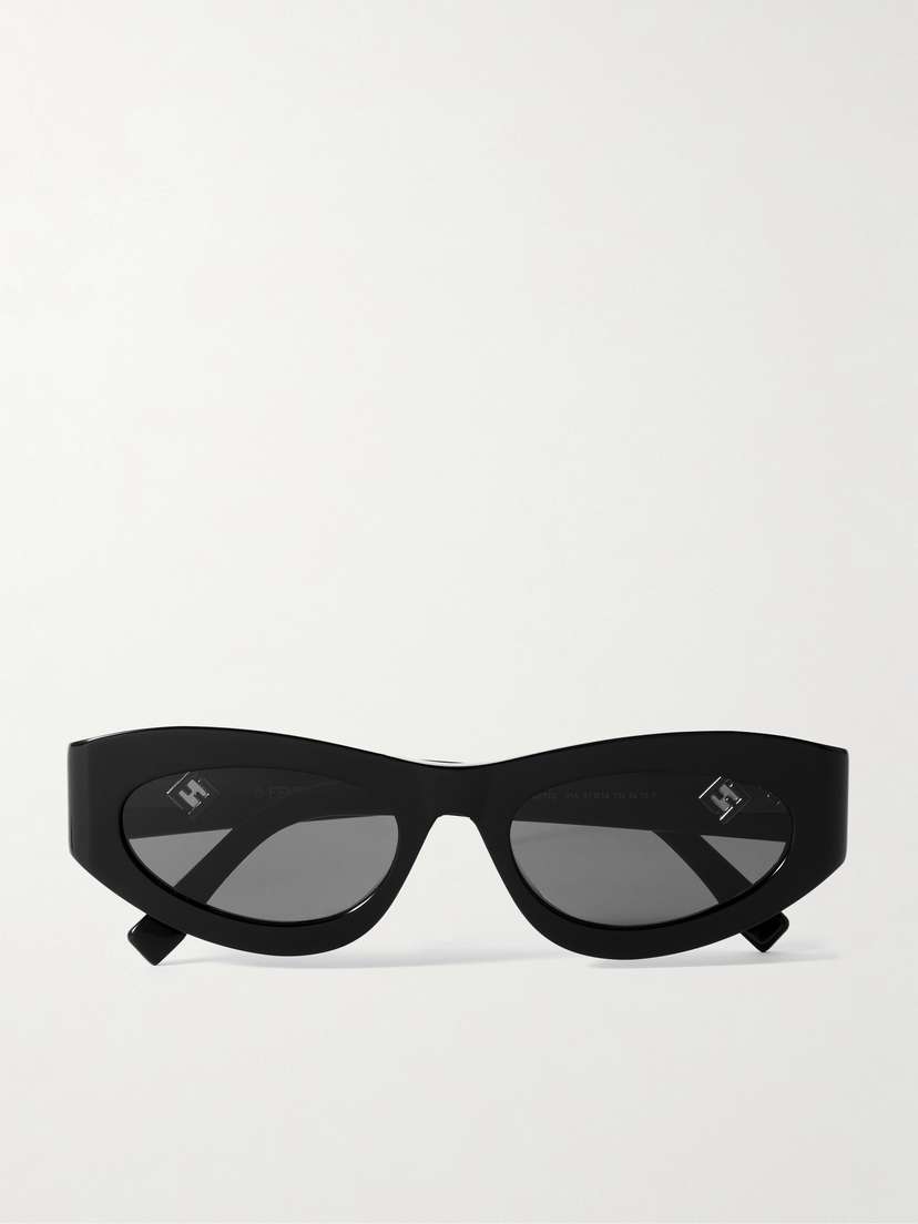 FENDI EYEWEAR Ff Diamonds Cat-eye Acetate Sunglasses