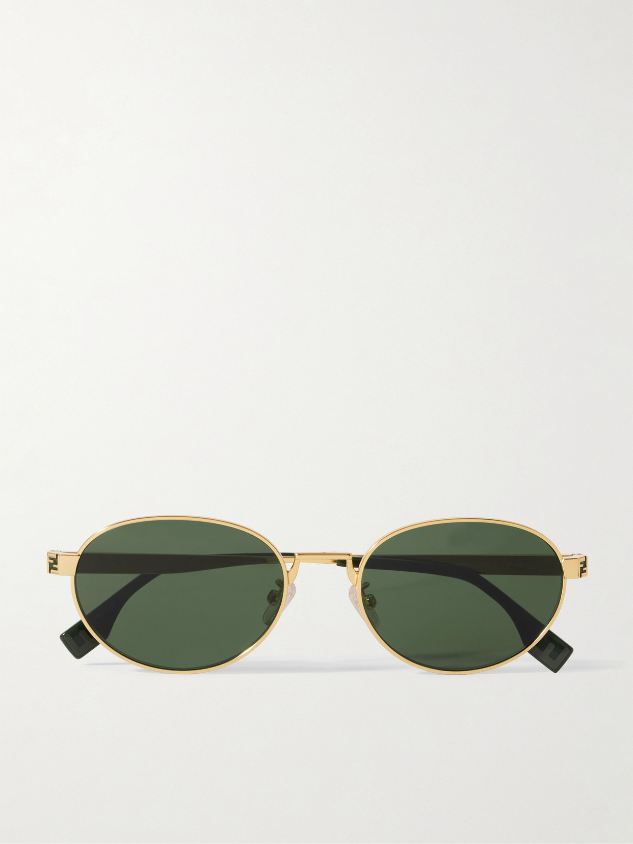 Fendi Sky Round-frame Gold-tone Sunglasses