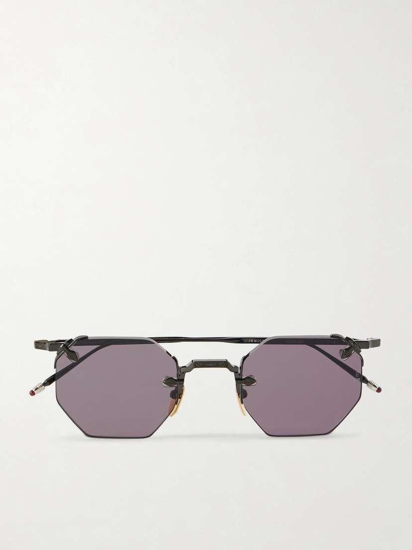 Jacques Marie Mage El Dorado Octagon-frame Beta Titanium Sunglasses
