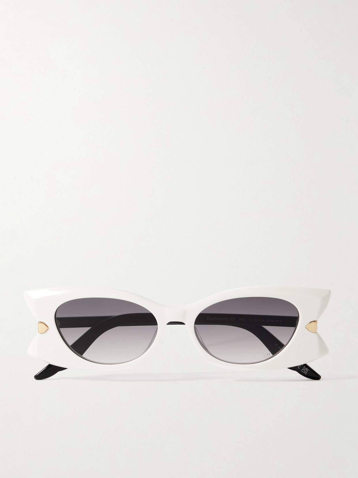 Dior Butterfly S2i Cat-eye Acetate Sunglasses In White