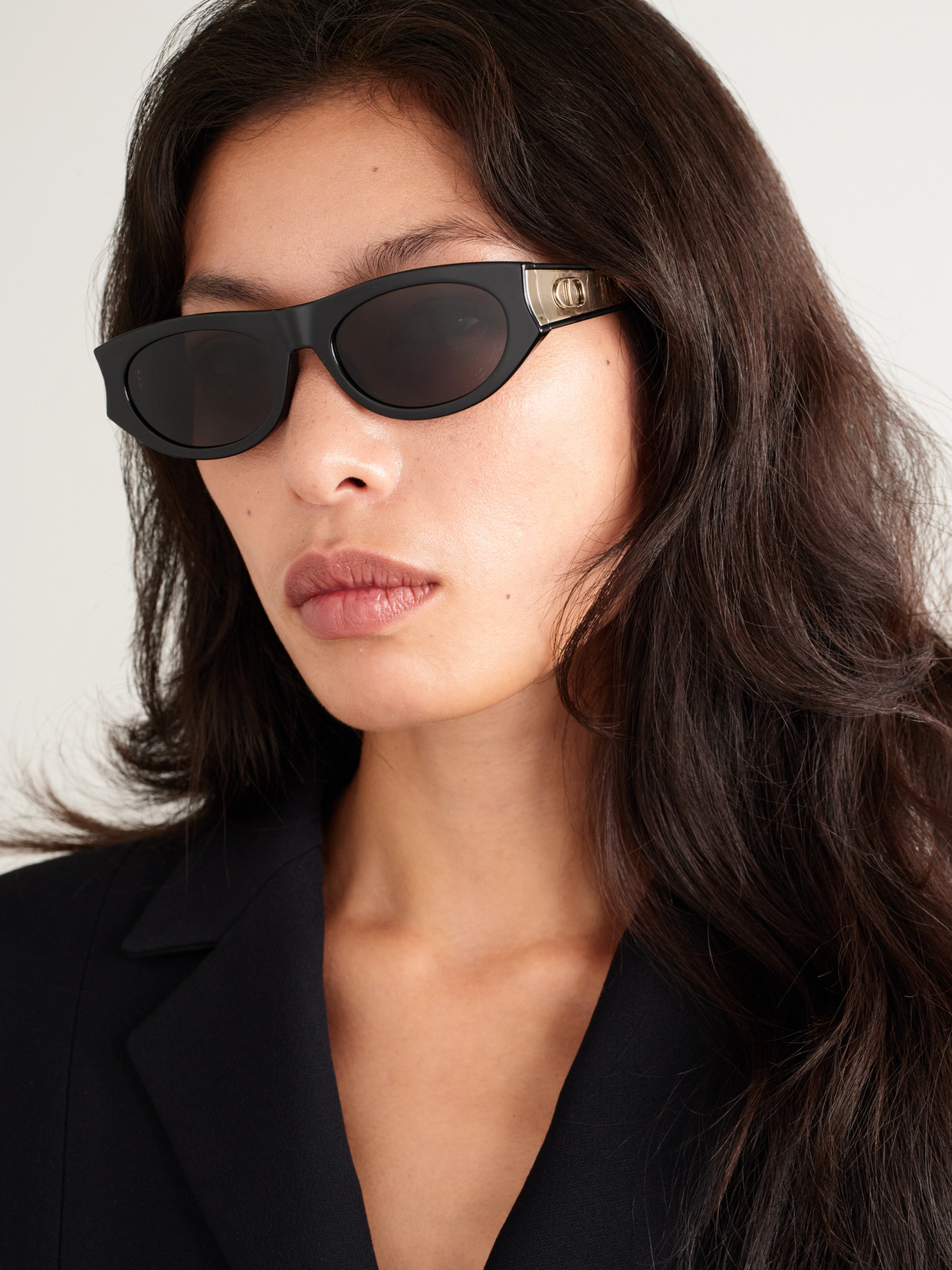 Dior Glow B2i Acetate Sunglasses In Black