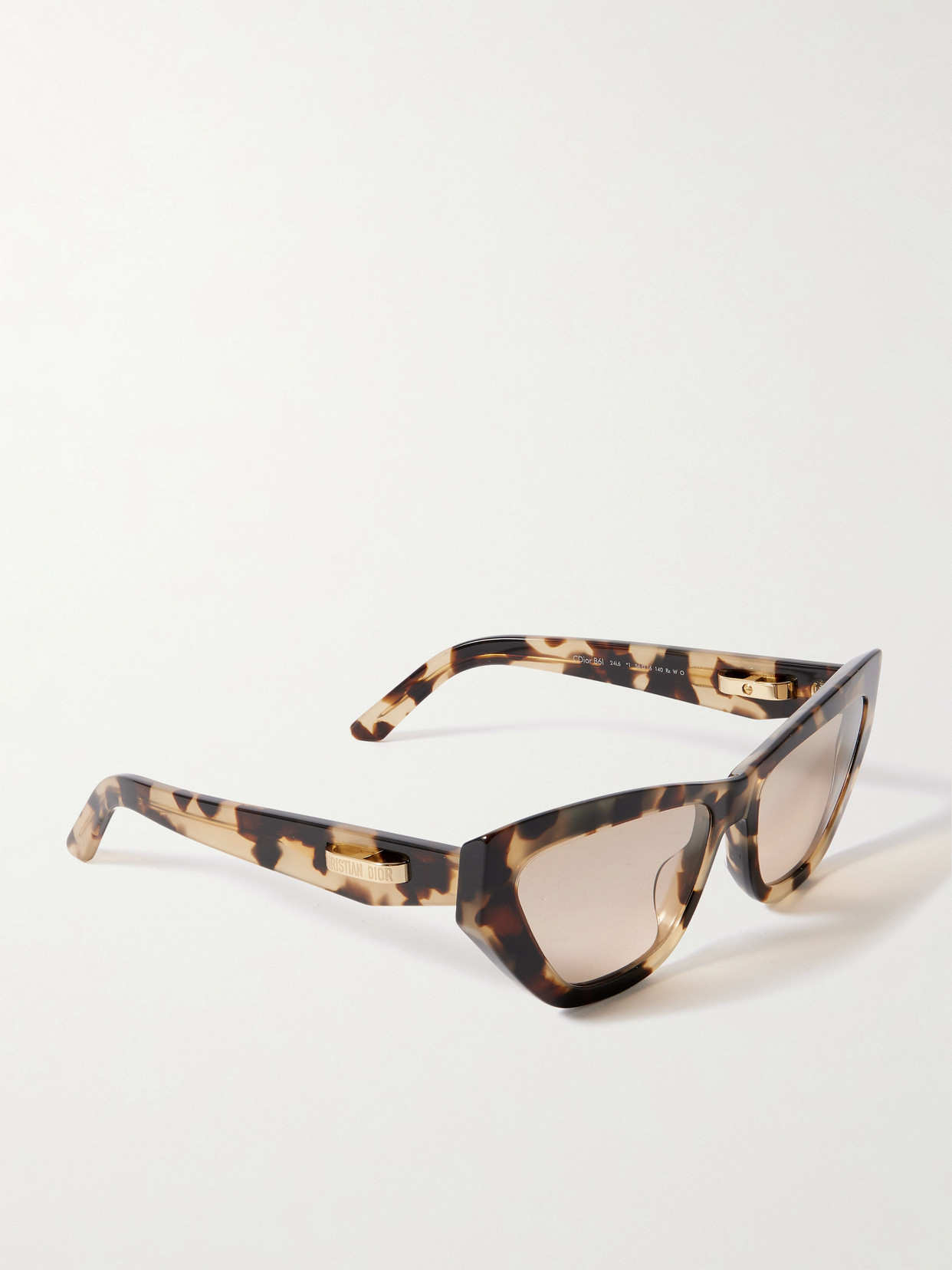 Dior C B6i Cat-eye Tortoiseshell Acetate Sunglasses In Brown
