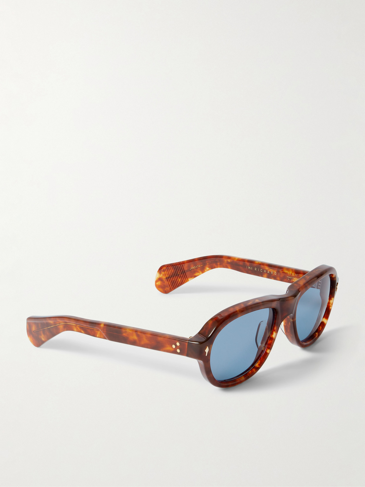 Jacques Marie Mage Richard Aviator-style Tortoiseshell Acetate Sunglasses In Multi