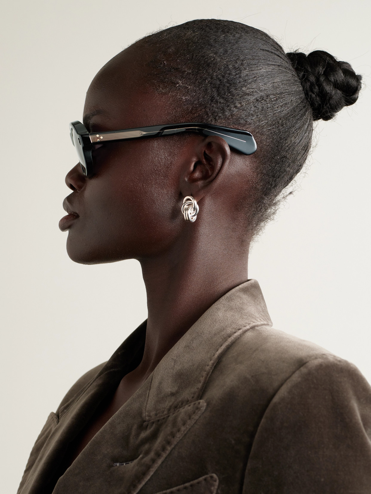 Jacques Marie Mage Richard Aviator-style Acetate Sunglasses In Black