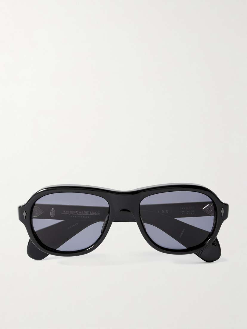 Jacques Marie Mage Richard Aviator-style Acetate Sunglasses