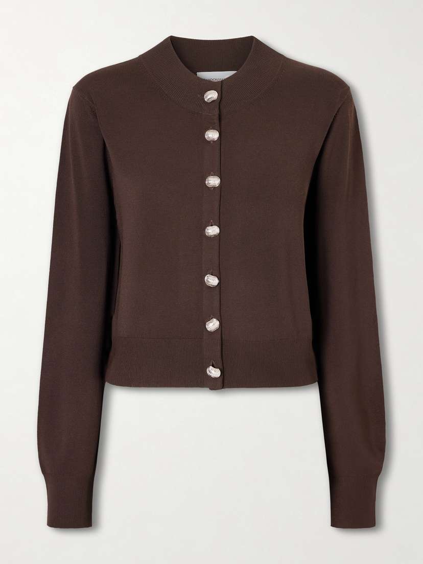 Brandon Maxwell Aubrey Knitted Cardigan