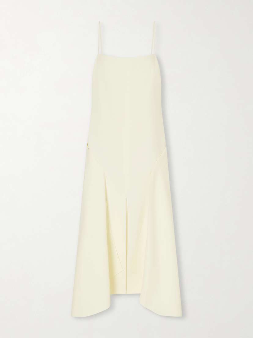 Brandon Maxwell The Darby Crepe Midi Dress