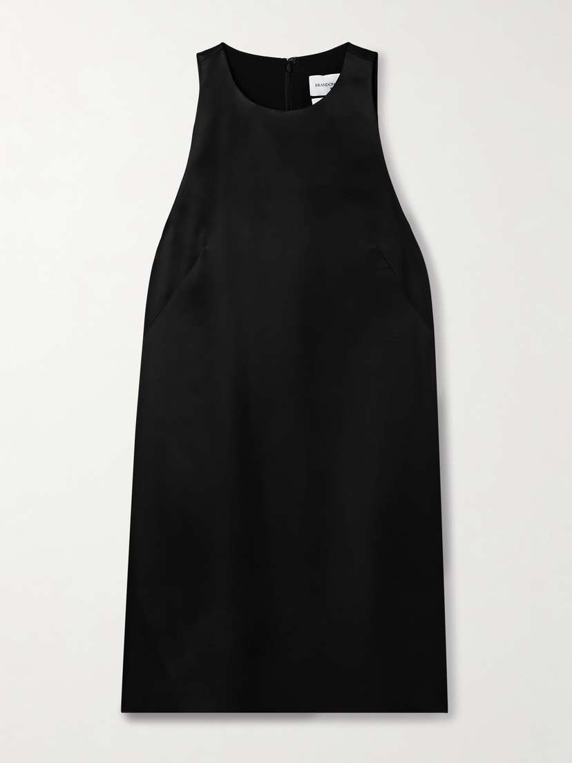 Brandon Maxwell The Joelle Wool And Silk-blend Mini Dress