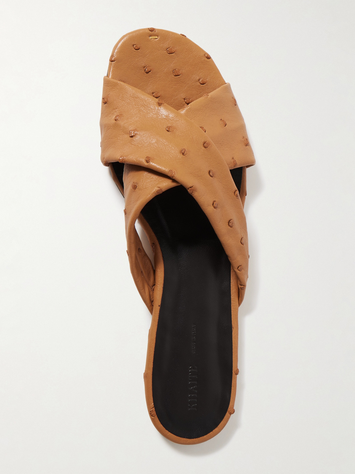 Liria Ostrich Sandals