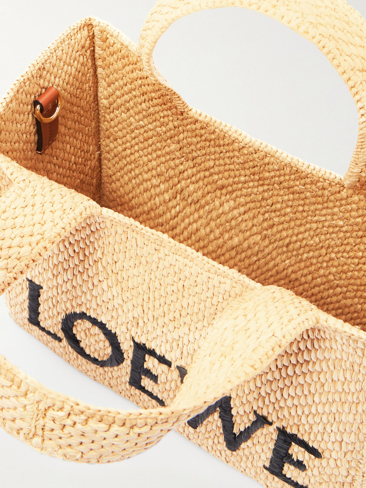 + Paula'S Ibiza Embroidered Raffia Tote