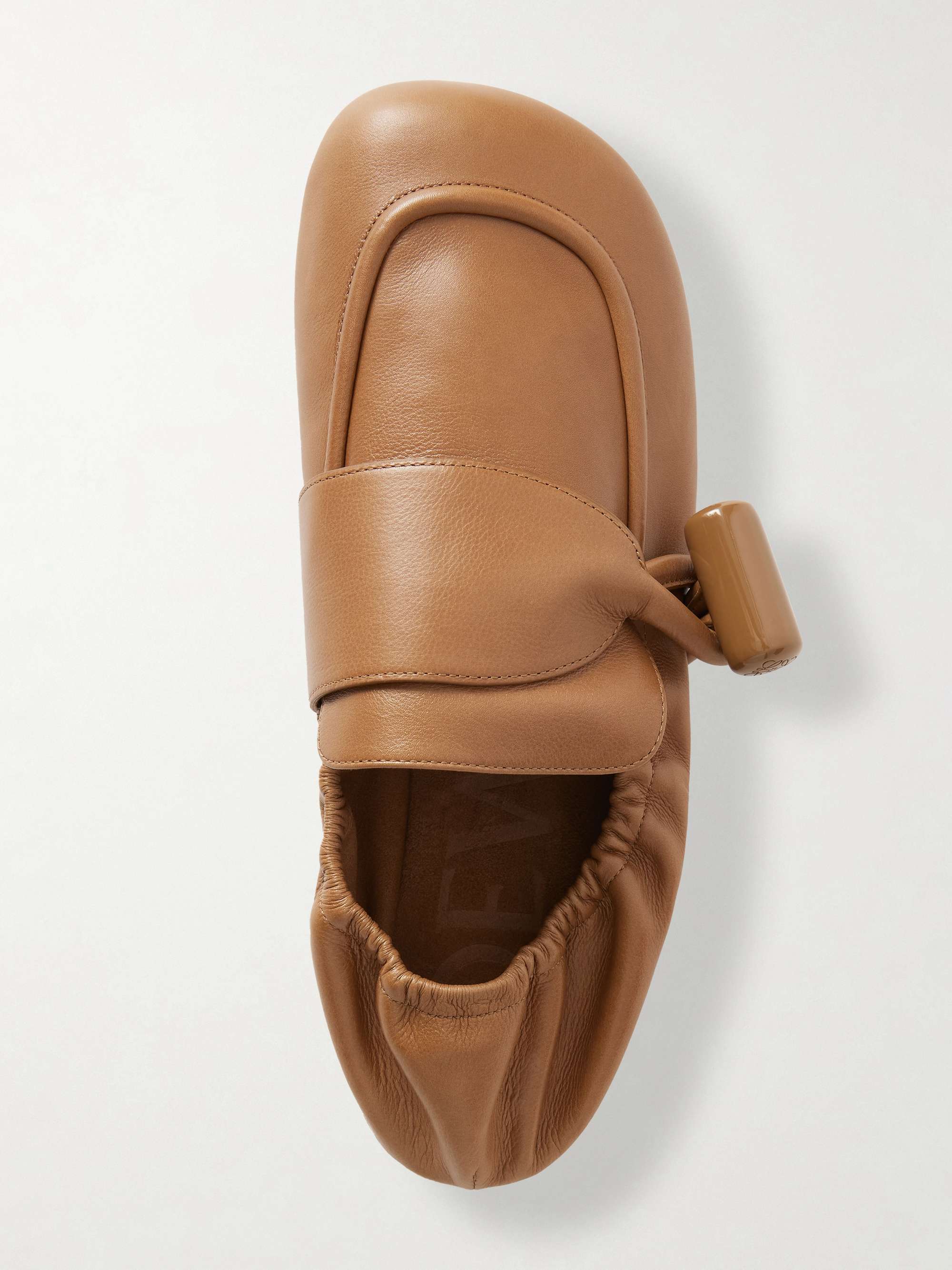 LOEWE Toggle leather loafers | NET-A-PORTER