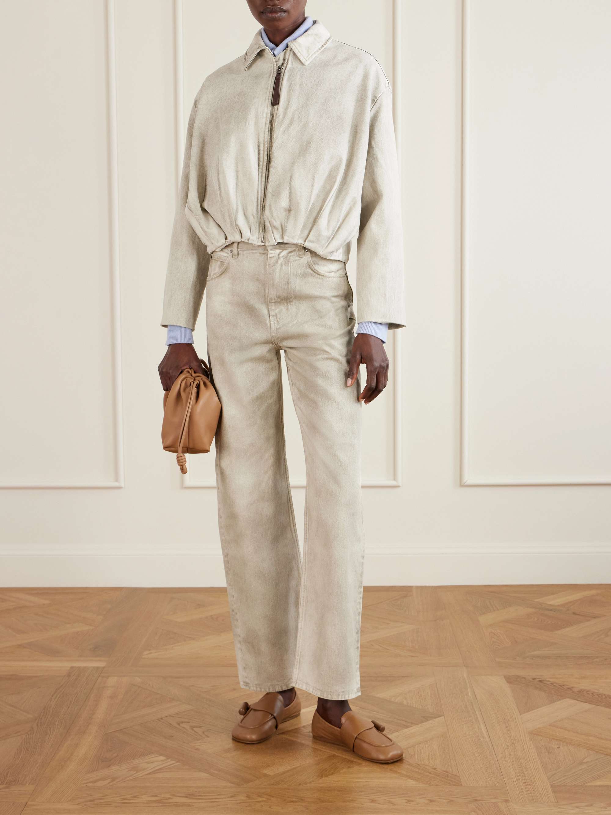 LOEWE Toggle leather loafers | NET-A-PORTER