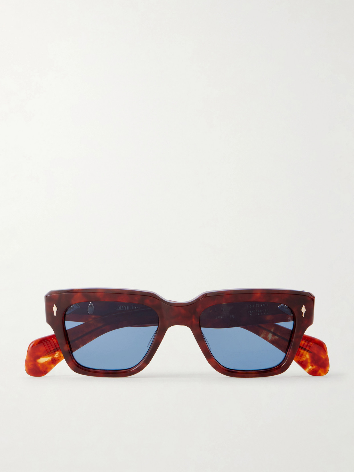 Jacques Marie Mage Fellini Square-frame Tortoiseshell Acetate Sunglasses In Brown