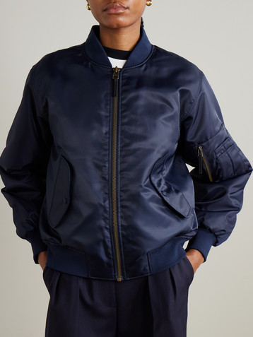 ANINE BING Leon padded shell bomber jacket