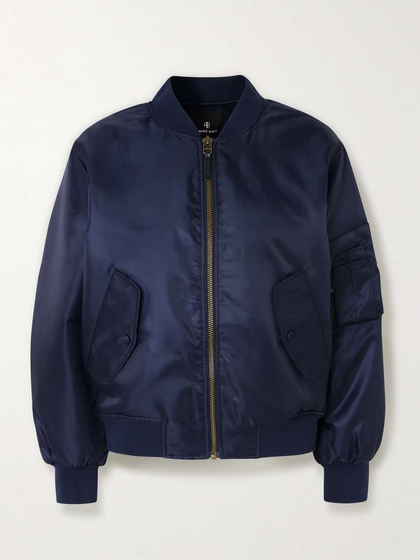 Anine Bing Leon Padded Shell Bomber Jacket