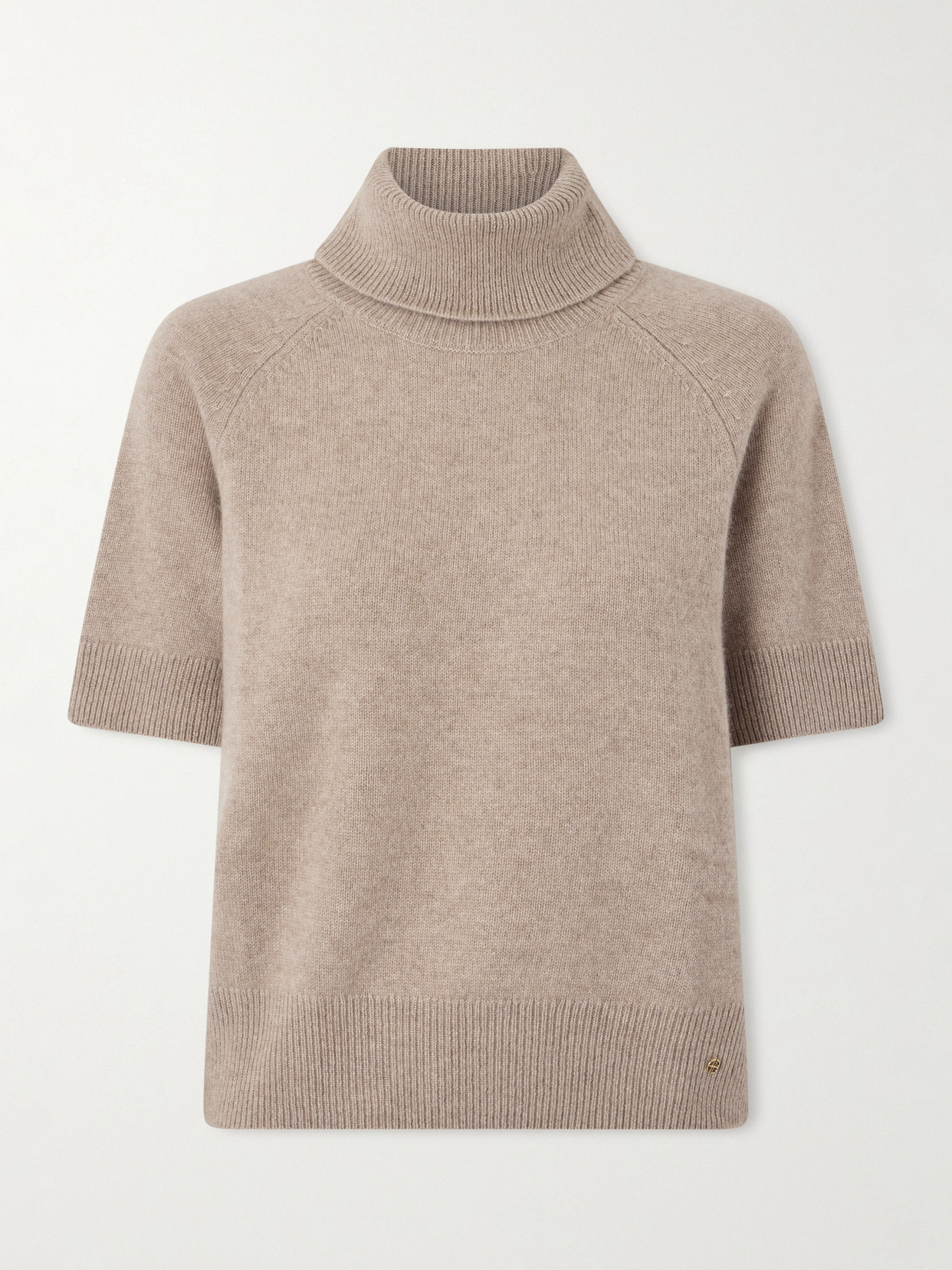 Anine Bing Jackson Cashmere Turtleneck Sweater In Brown