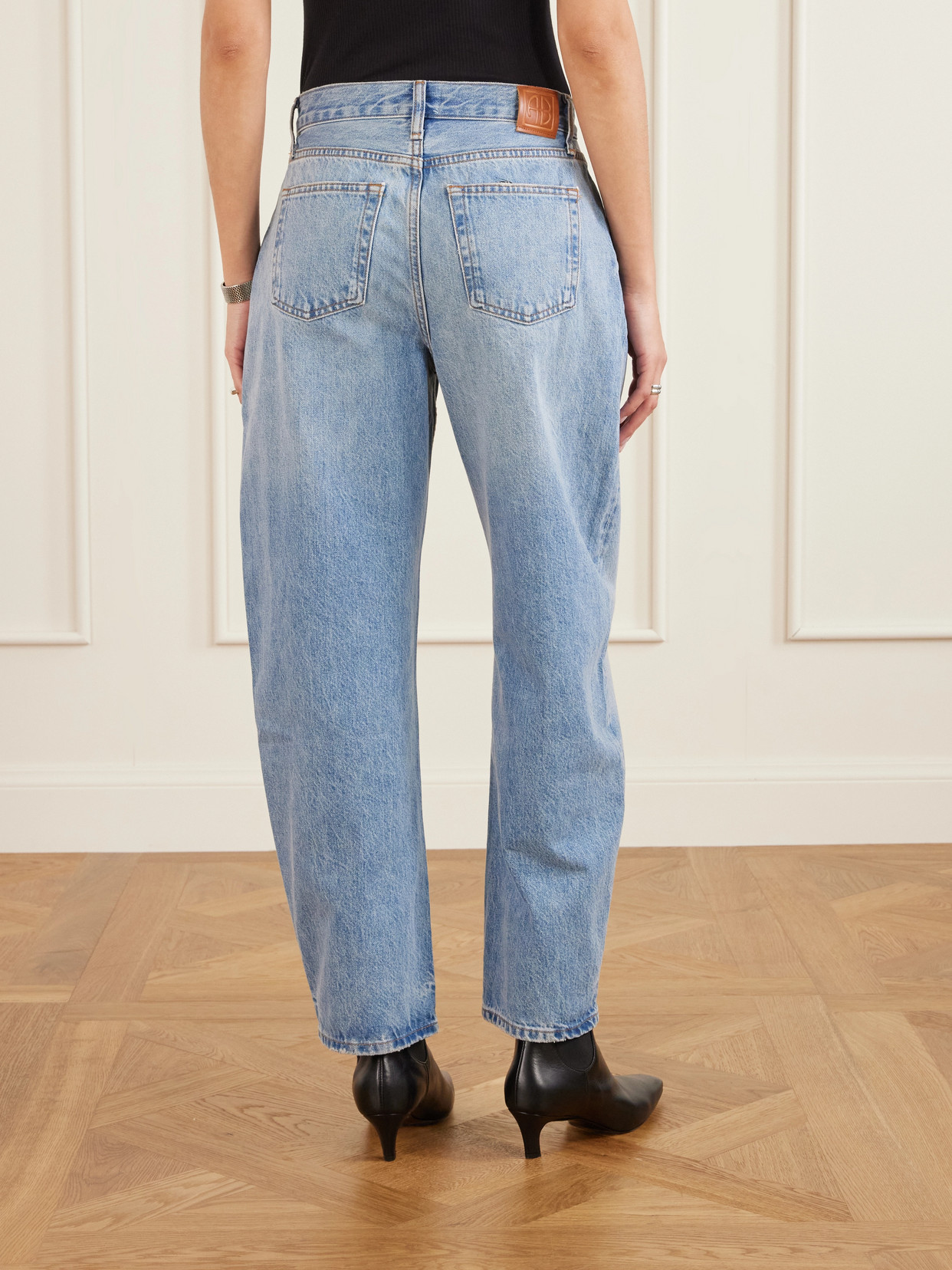 Fritz High-Rise Barrel-Leg Jeans