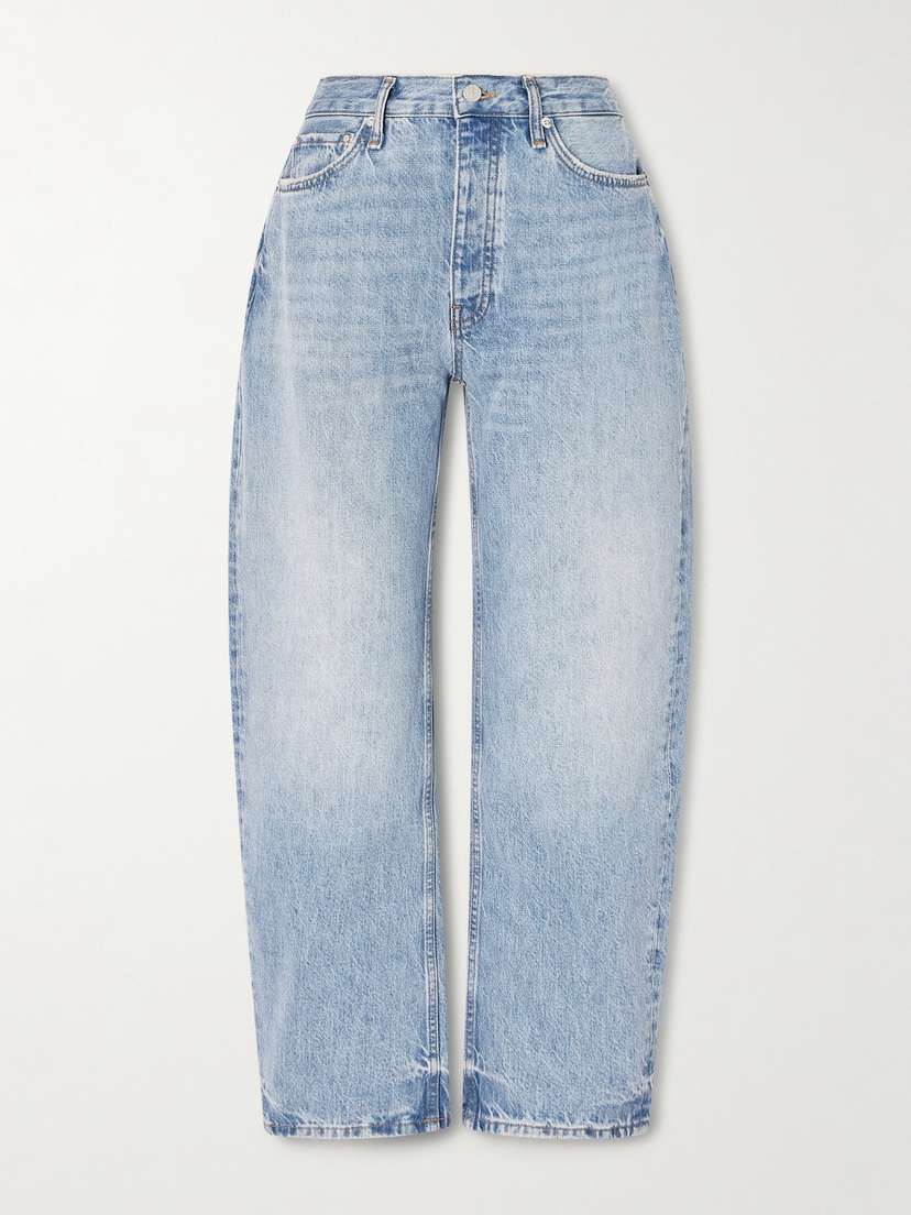 Anine Bing Fritz High-rise Barrel-leg Jeans