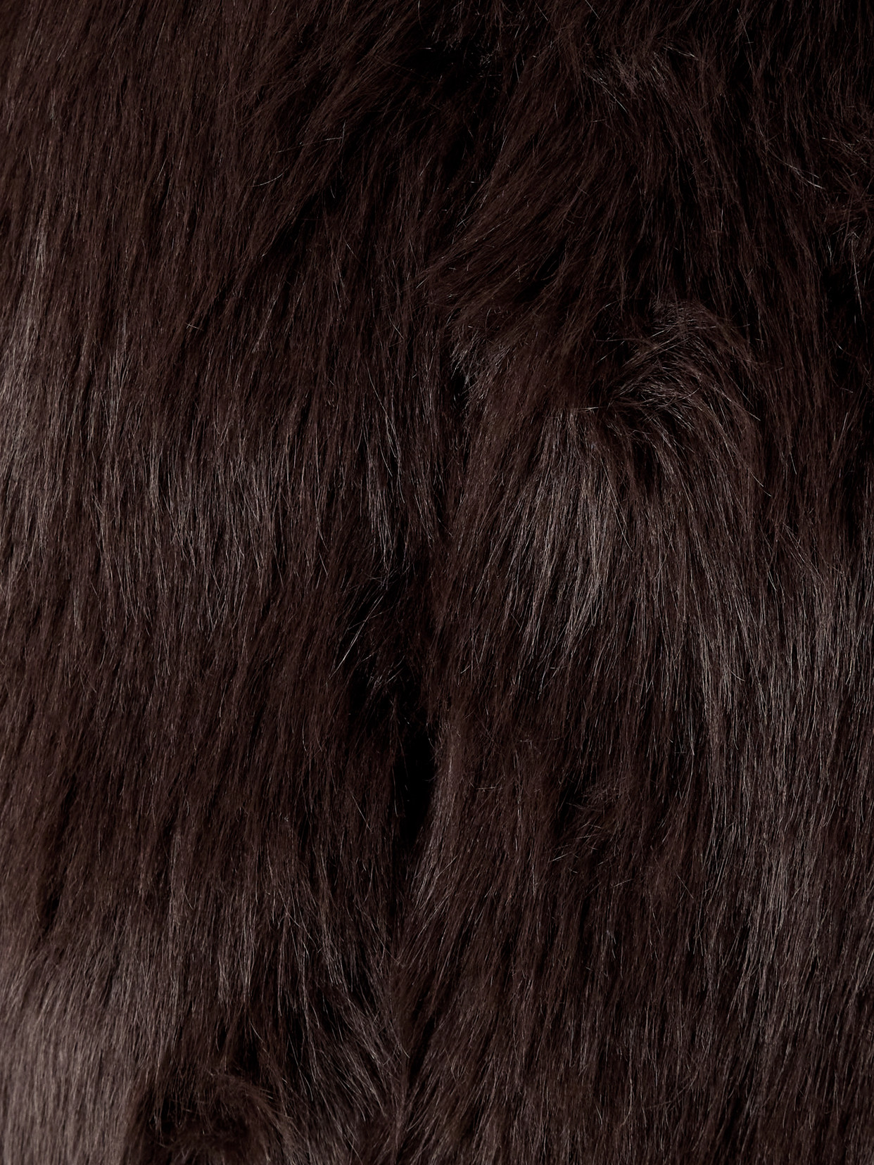 Staud Casmira Cropped Plush Jacket In Brown