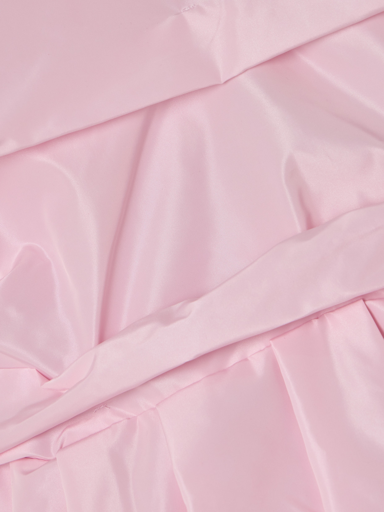 Staud Michelina Tie-detailed Taffeta Midi Dress In Pink