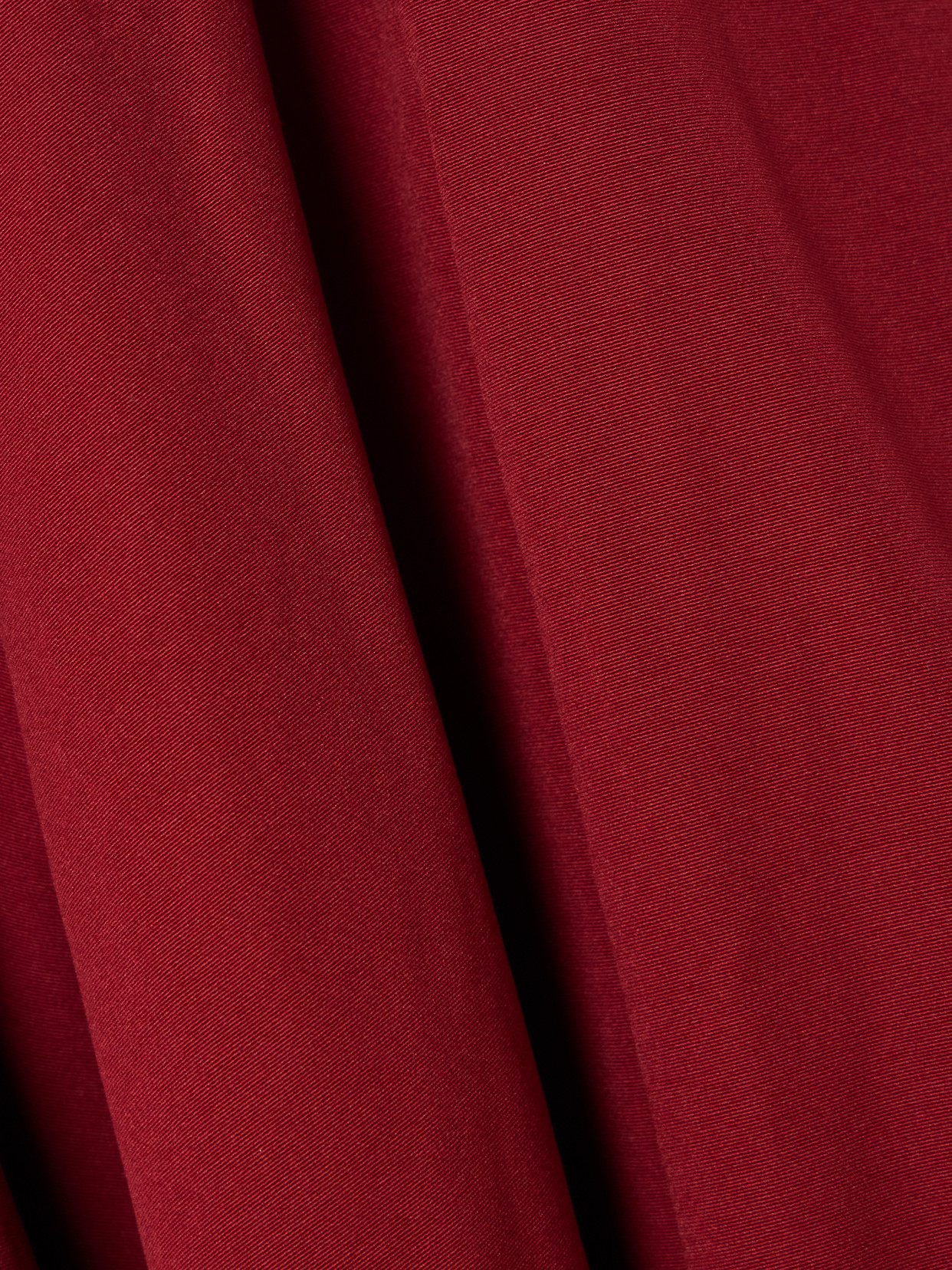 Staud Joy Cotton-blend Faille Maxi Dress In Red