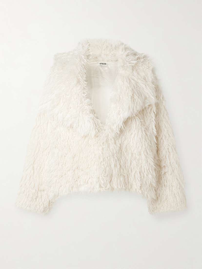 Staud Soprano Oversized Plush Jacket