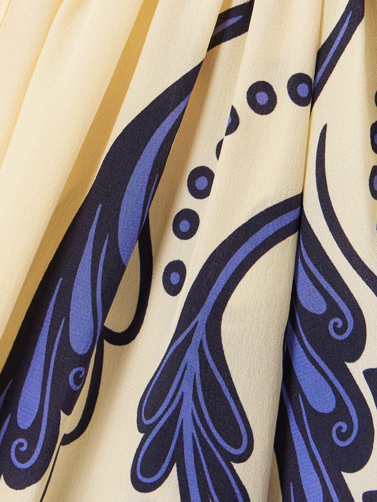 Johanna Ortiz Rimto Sol Tie-detailed Cutout Printed Silk Crepe De Chine Blouse In Neutral