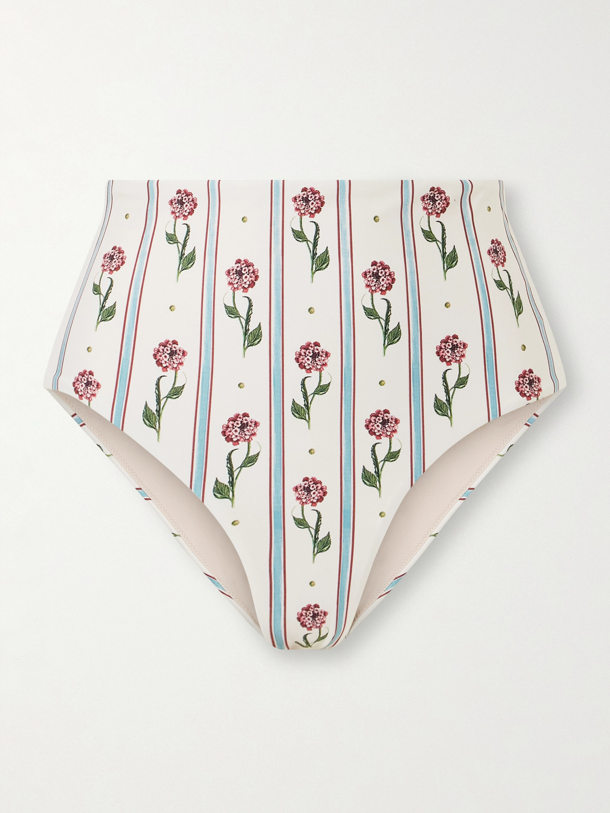 Agua By Agua Bendita Printed Stretch Recycled Bikini Briefs In Multi